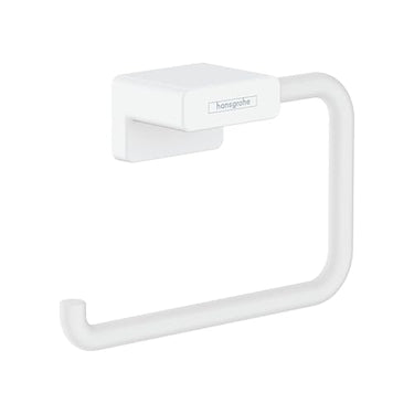 hansgrohe Toilettenpapierhalter AddStoris, Klopapierhalter ohne Deckel, Mattweiß, 1 Rolle im Sale